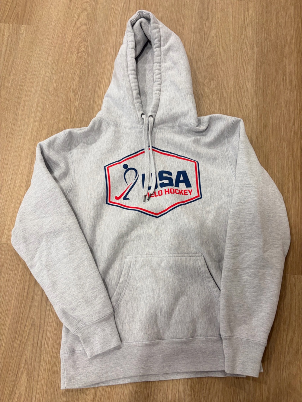 USA Field Hockey Light Gray Hooded Sweatshirt